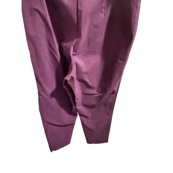 New  Womens Purple Pearl Stretch Pants Size 14 Rayon/Nylon Blend - Picture 4 of 6